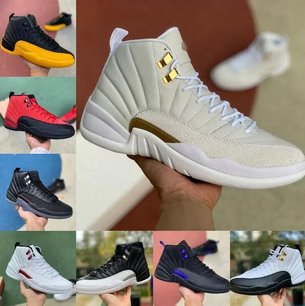

jumpman twist 12 12s mens high basketball shoes utility grind indigo flu game dark concord ovo white reverse taxi fiba gamma blue royalty gr