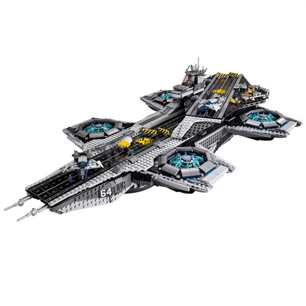 

lepin block 07043 super hero the shield helicarrier building blocks 2996pcs bricks toys christmas gift 76042 model kit328q