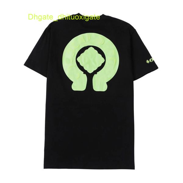 

men's brand classic t shirts ch luxury man t-shirt summer women cross sanskrit tees letter designer tshirts boy loose round neck shirt, White;black