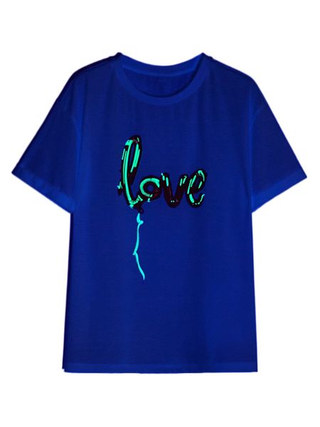 

x myartsdiary reflective letter graphic drop shoulder tee t3hu#, White