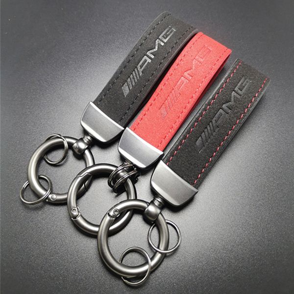 

10pc zinc alloy car keychain keyrings horseshoe buckle for mercedes benz amg a b c e w204 w205 w212 w176 gift pendant accessories