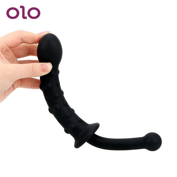 Olo Convex Point Design Anal Plug Butt Brinquedos Sexy For Mulheres Men Massageador de Próstata Pornográfica Adulto Adulto