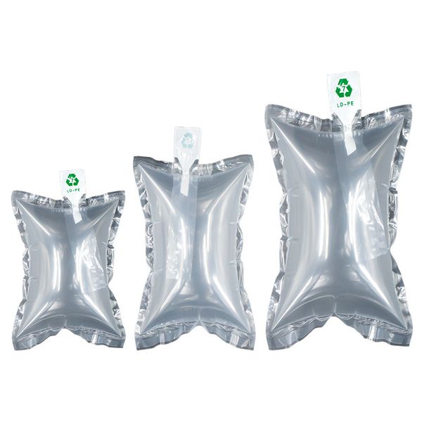 10 * 15 cm Luftstausack, luftgefüllte Schutzfolie, aufblasbare Kissensäulenbeutel