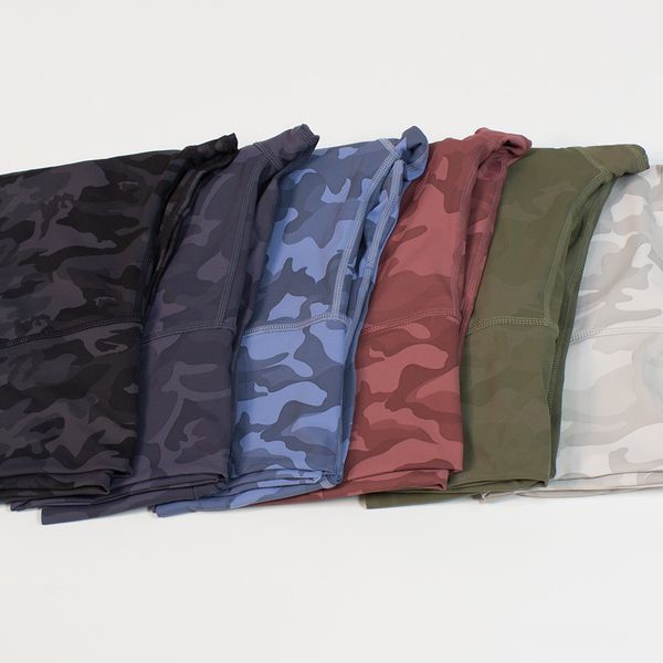 

lu yoga outfits naked high waist tight fitness pants elastic energy tight -gym wear workout leggings sports gym, White;red