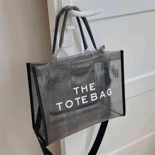 

summer transparent jelly large capacity oblique cross beach 61% off sell online