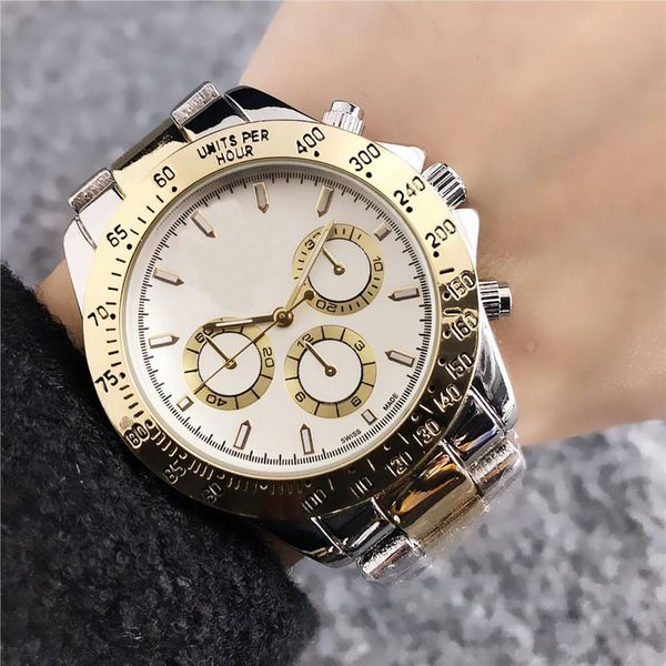 

fashion wrist watch brand women's men's style metal steel band quartz watches x51306h, Slivery;brown