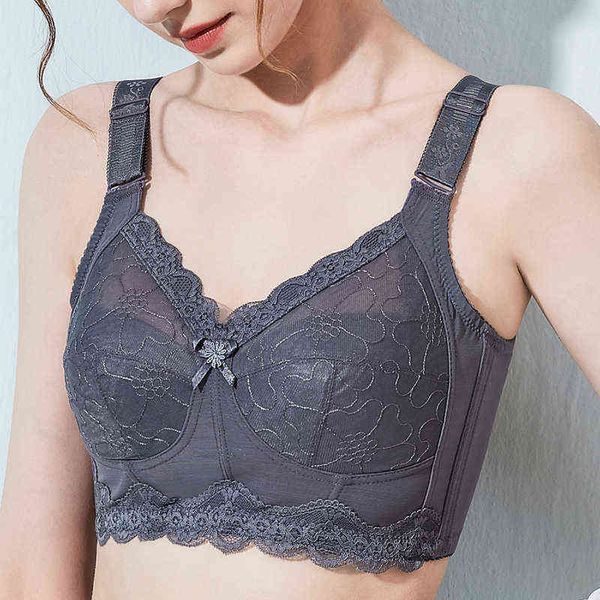 

women no thread full cover soft cups minimizer bra 34 36 38 40 42 b c d e f g l220726, Red;black
