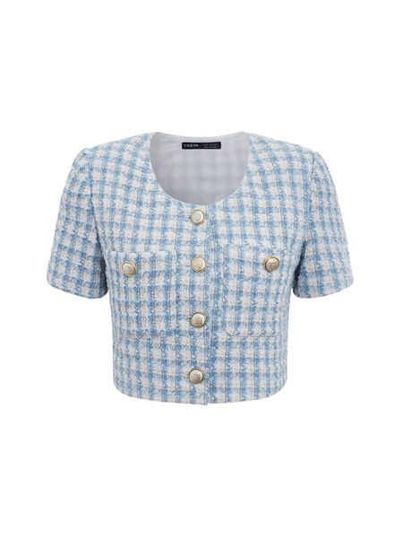 

plaid button front overcoat i2qk#, Black