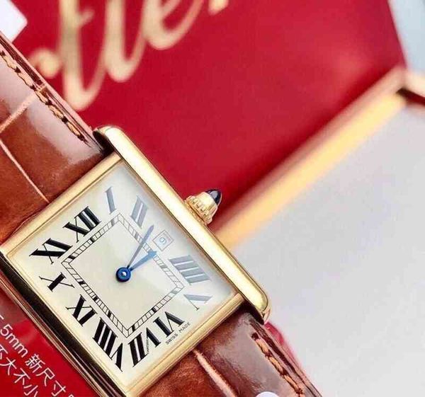 

luxury montre cassidy tank fashion women's classic tank men's tiktok waterproof quartz medieval, Slivery;golden