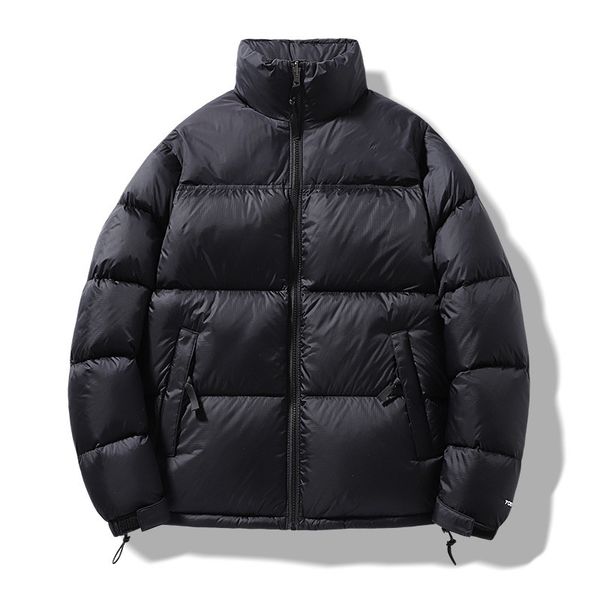

winter white duck down jacket men down parkas coat thick warm outdoor wadded jacket men windbreaker waterproof bread outwear, Black