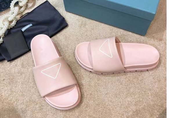 

black and white powder three color versatile designer women's slippers non slip nail pattern fashion summer sole 35-40