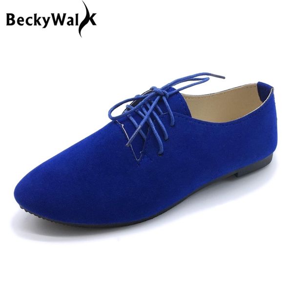 

candy color women shoes plus size flats shoes woman lace-up spring autumn ladies shoes zapatos mujer size 41 42 wsh2343 220507, Black