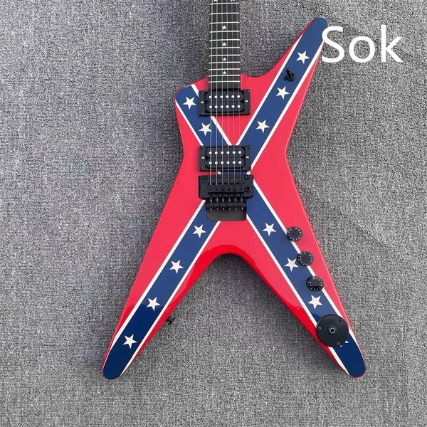 

custom shaped double swing electric guitar