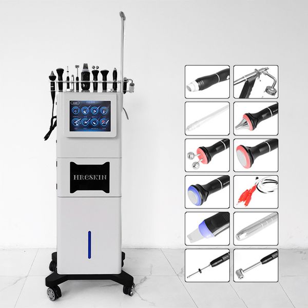 2022 neue 9-in-1-weiße Thermalwasser-Sauerstoff-Kleinblasen-Hautmanagement-Reinigung importierte Schönheitsgeräte