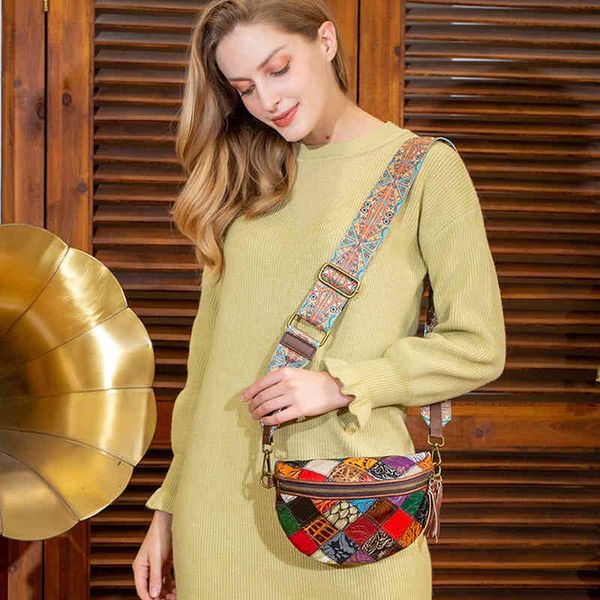 

luxury fashion handmade shell bag cowhide women's female shoulder waist handbag leather s for women