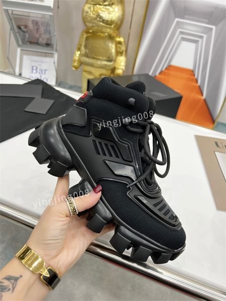 

classic womens mens casual shoes vintage platform dad sneaker strawberry mouth printed trainers dress shoes, Black