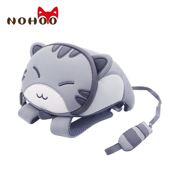 

nohoo school bags 3d cartoon waterproof backpack for girls boy toddler neoprene toddler kindergarten backpacks cartoon bag lj201225