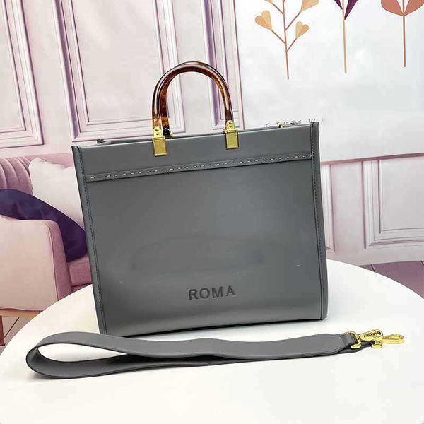 bolsas de grife Moda Bolsa Tote Grande Bolsas de grife Bolsas de Couro Bolsas de Luxo Letras em Relevo Bolsas Shopper Carteira Carteira Compras Clássicas em Dois Tons