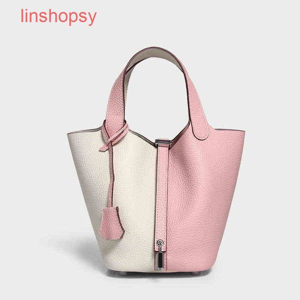 

herme bags picotinslocks bags 18 22 26cm 2022 trendy color matching vegetable basket womens large c