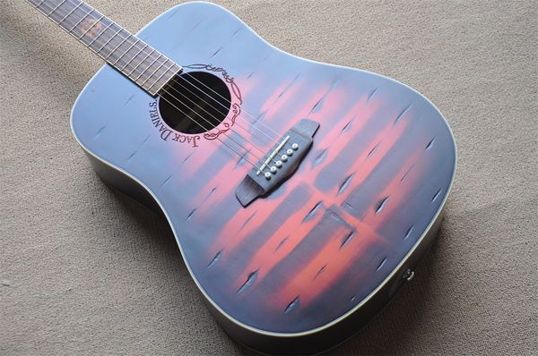 

guitar full single ultra-high configuration guitar rosewood fingerboard shell inlay folk wooden