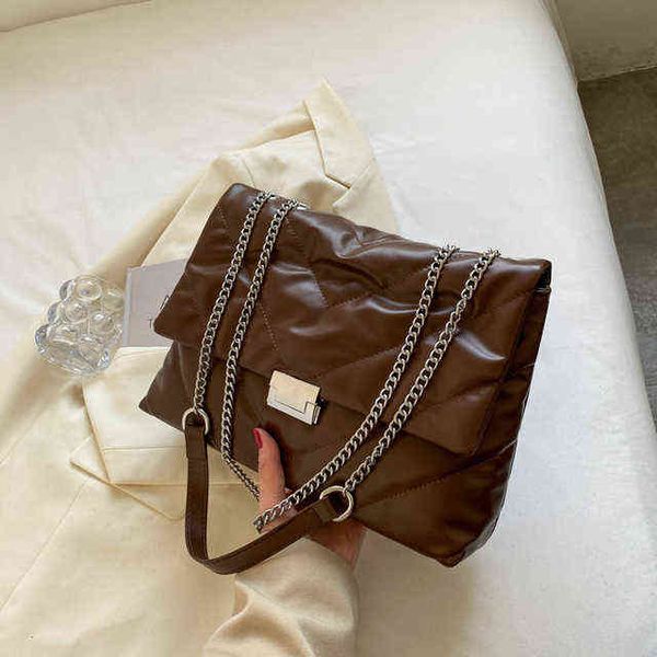 

swdf embroidery big crossbody messenger bags for women pu leather thread branded trending side bag shoulder handbags purse 220426