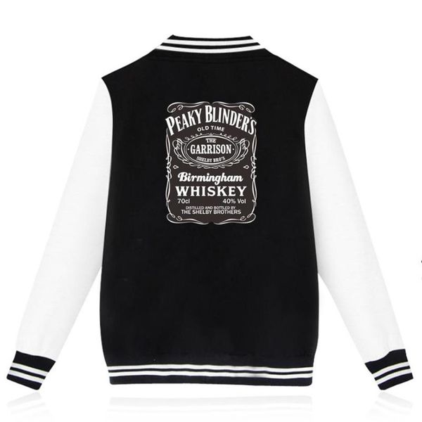 

spring peaky blinders hit baseball jacket men/women outwear coat jacket long streetwear size 4xl to xxs294f, Black;brown