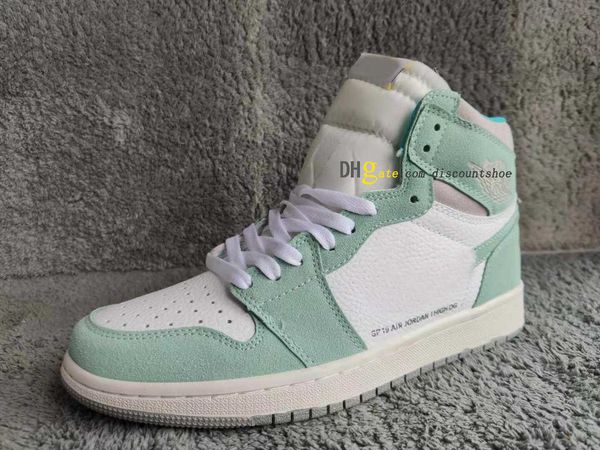 

1 high og turbo green basketball shoes 1s mens womens shoe sneakers for size 36-46 555088 311 ljr