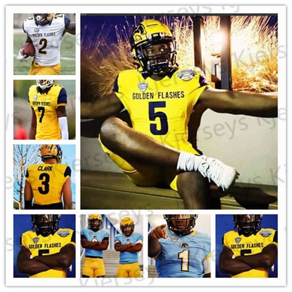 N3740 Kent State Football Jersey NCAA College Dustin Crum Will Matthews Xavier Williams Isaiah McKoy Mike Carrigan Price Majette Lawrence-Burke