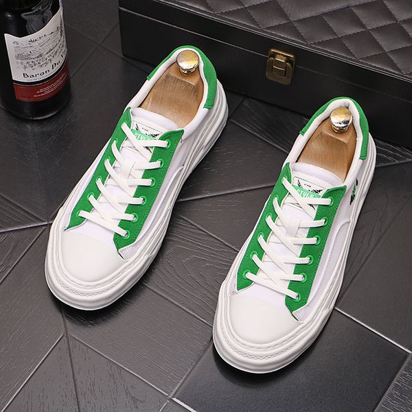 

luxury designers lace up dress wedding party shoes british classic breathable vulcanized casual comfort sneakers round toe oxford business d, Black