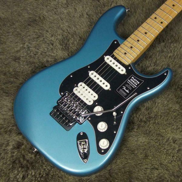 

player st with floyd rose tidepool electric guitar