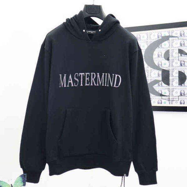 

men's hoodies sweatshirts 2021 winter men women mmj sweatshirts diamond skull print mastermind hoodies sweatshirts t220825, Black