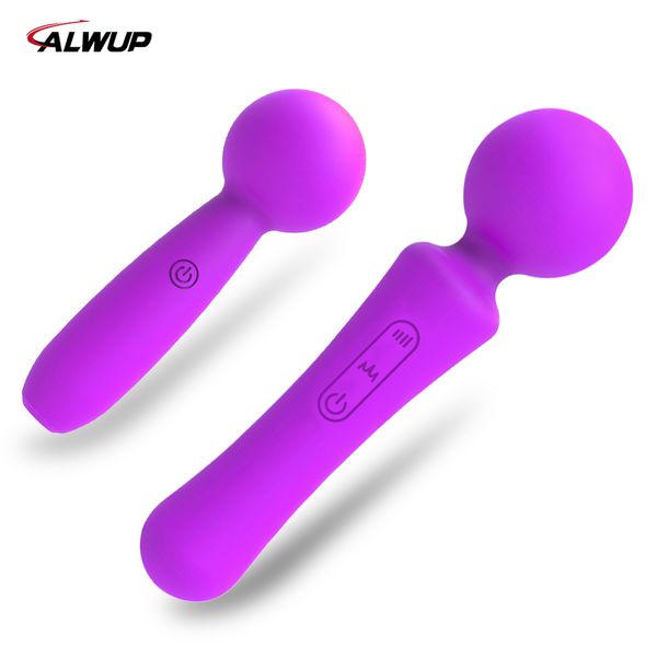 Мощный AV Magic Wand Vibrator для женщин стимулятор клитора G Spot Massager Dildo пенис вибрирующий сексуальные игрушки взрослые пары
