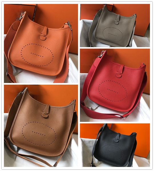 Destino de luxo de alta qualidade Men Bola Couro Mulheres Mão Tote Feminino Messenger Backpack Cartilha bolsa de bolsa Bolsa de viagem 28 cm