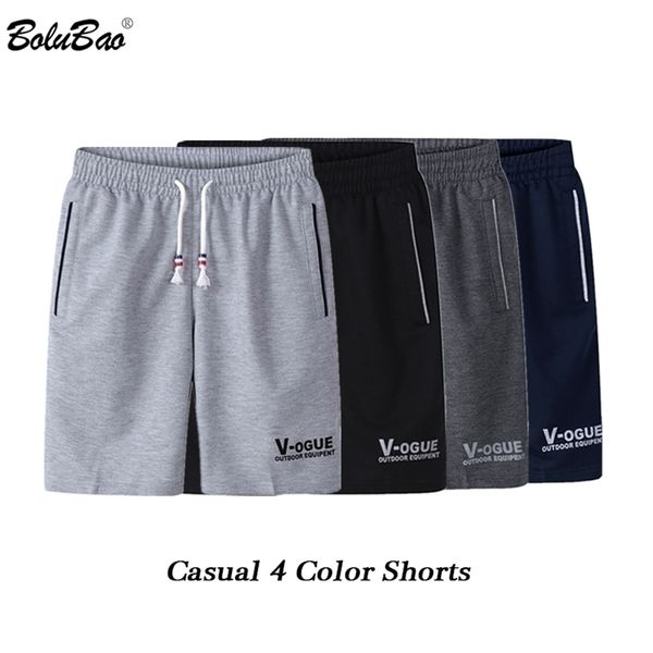 

bolubao fashion brand men casual shorts summer male printing drawstring mens breathable comfortable 220614, White;black