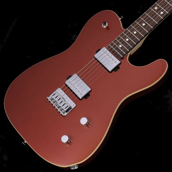 Chitarra elettrica moderna Telecaster HH in palissandro Sunset Orange Metallic