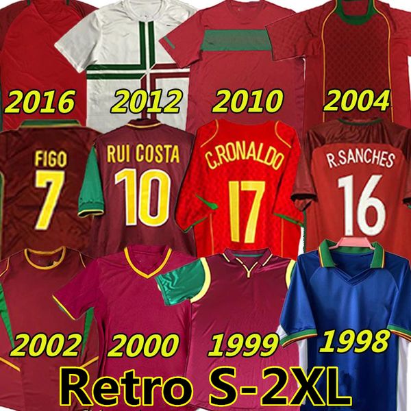 

1998 1999 2010 2012 2002 2004 retro soccer jersey rui costa figo nani classic football shirts camisetas de fÃºtbol vintage s-xxl, Black;yellow