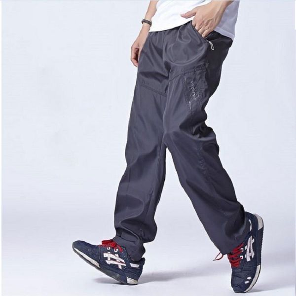 

men's pants 2022 sportswear joggers outside men's casual quickly dry breathable male men trousers sweatpants active 6xl, Black