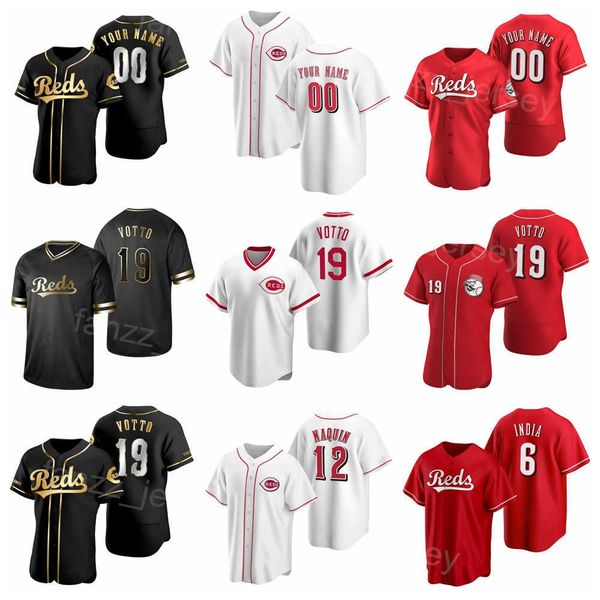 

man woman youth baseball 6 jonathan india jersey 17 kyle farmer 12 tyler naquin 37 tyler stephenson 44 aristides aquino 19 joey votto team r, Blue;black