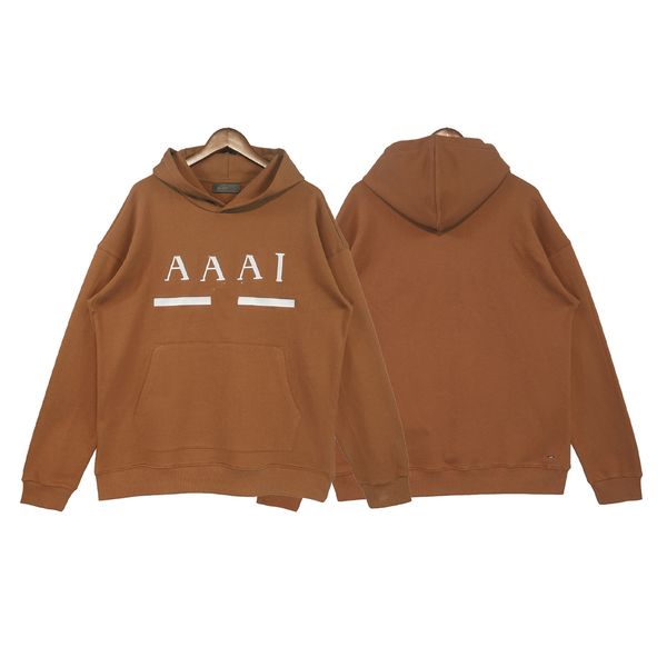 

mens hoodie sweatshirts classic printing high street embroidered hip hop long sleeves asian size ih3p, Black