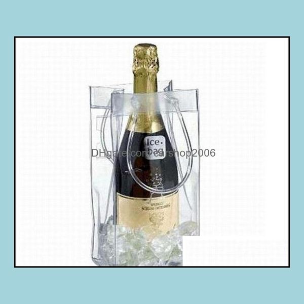 Outros suprimentos para festas de eventos para o jardim festivo de vinho de produtos para resfriamento de gelo PVC Bottle B Dh670