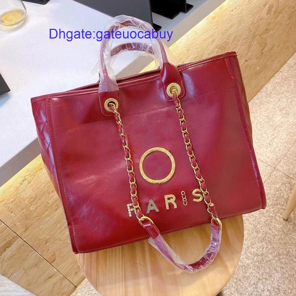

designers luxury brand handbags women's beach bags ch metal letter badge tote evening bag small mini body leather handbag large female