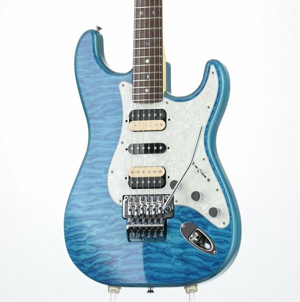 

michiya haruhata st caribbean blue trans 2022 electric guitar