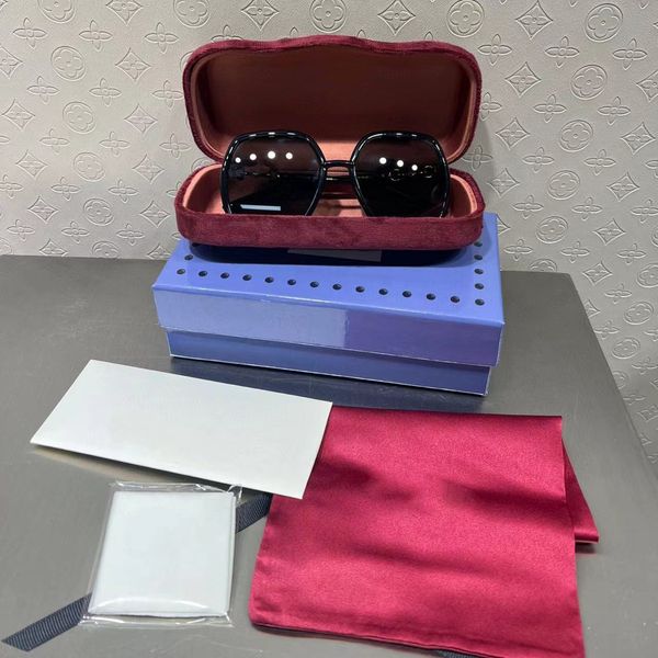 

50% discount for factory direct salesg's new men's and women's fashion horse buckle ultraviolet sunglasses fashion trend, White;black