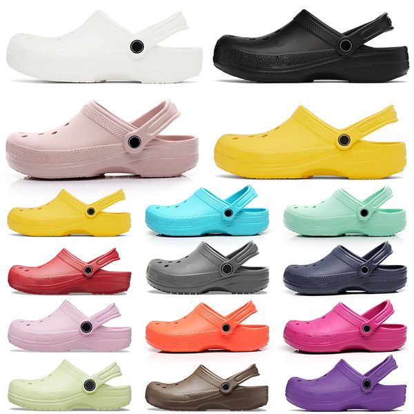 

designer sandals clog kids men women slides slippers beach waterproof shoes outdoors indoor sneakers slip-on trainers, Black