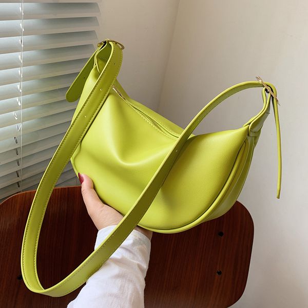 

kiwi green solid color simple small pu leather crossbody bags for women 2022 summer female elegant shoulder handbags