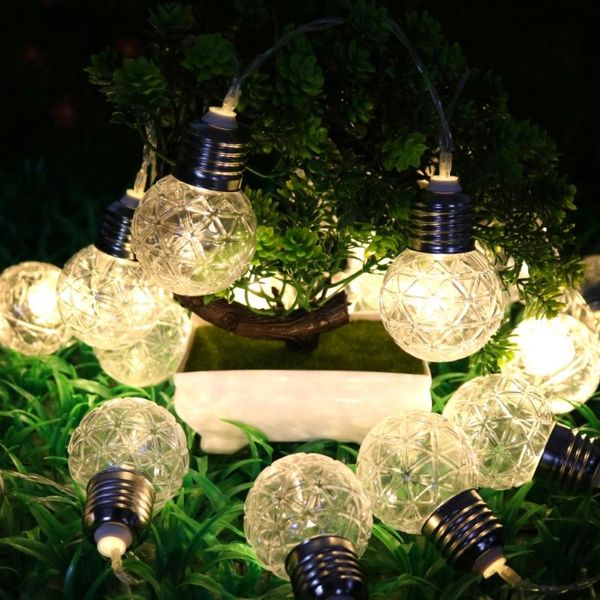 Dizeler Perde LED String Lights Pil/USB Powered Peri Festivali Düğün Lambası Yatak Odası Bahçe Dekorasyon Ananas Işık Stringled