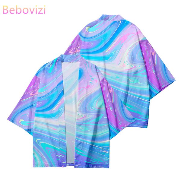 

big size xxs-6xl purple blue orange summer loose japanese streetwear cardigan women men harajuku haori kimono yukata clothes, Red