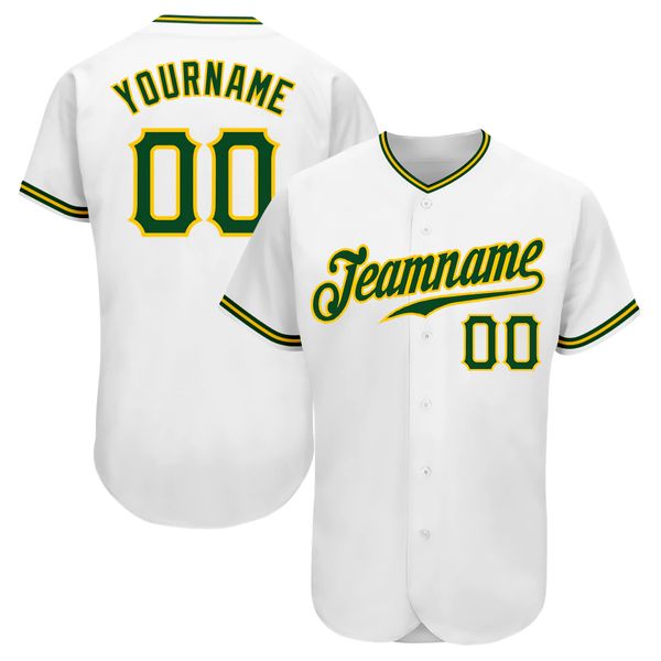 

custom white green-gold-9898 authentic baseball jersey, Blue;black