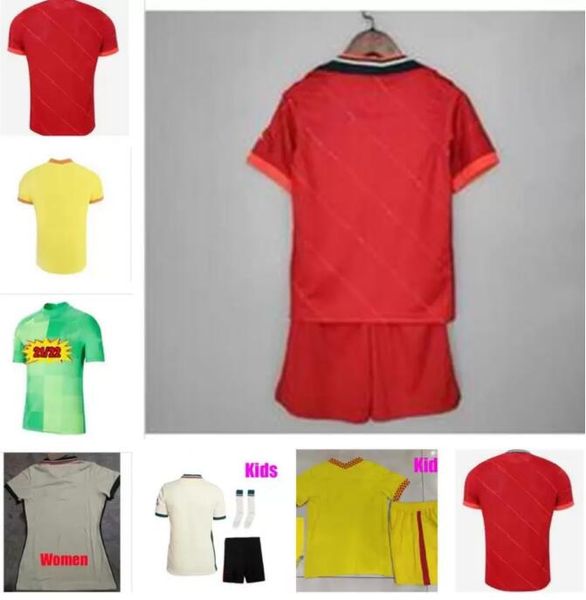 

2021 2022 soccer jerseys 21 22 club football shirt ladys jersey child camisa de futebol gk goalkeeper men women kids kit blank camiseta unif, Black;yellow