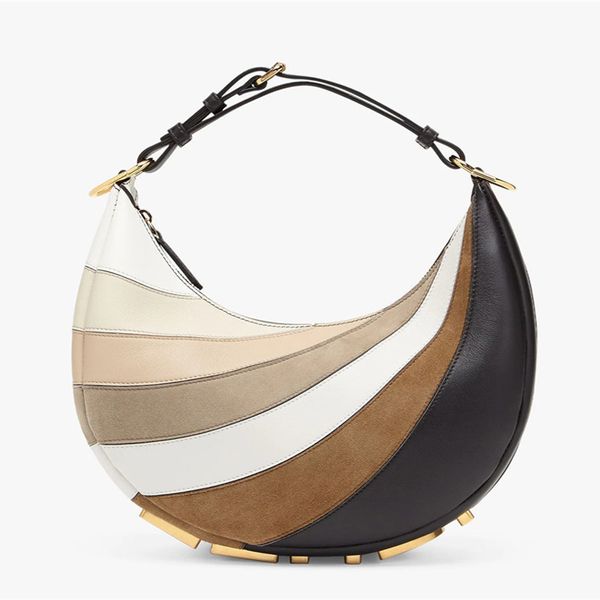 

designer original qualiy graphy tote bags luxury women fashion half moon shoulder crossbody black white underarm armpit evening bag